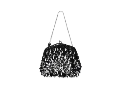Maison Margiela Recicla Teardrop Bead Bag "Black"