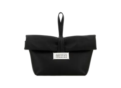Maison Margiela Leather Paper Bag Clutch "Black"