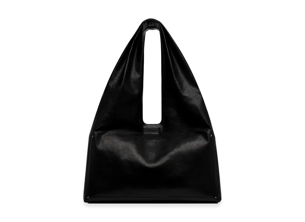 Maison Margiela Women's Leather Box XL Shopping Bag "Black"