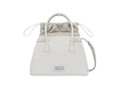 Maison Margiela 5AC Medium Drawstring Shoulder Bag "Ivory"