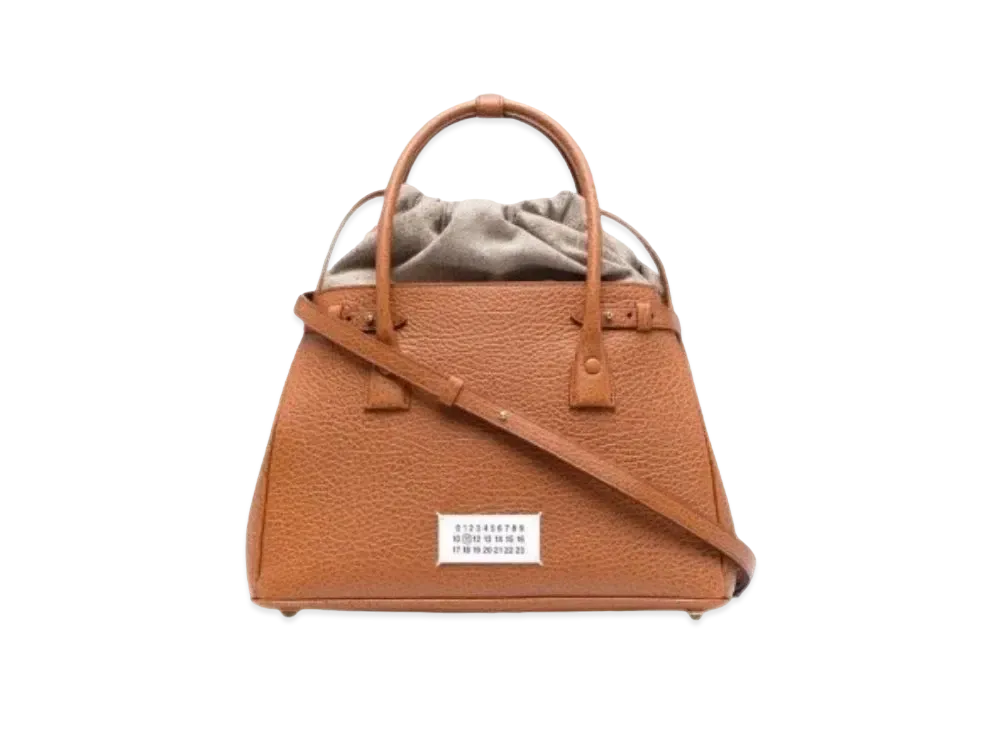 Maison Margiela 5AC Medium Drawstring Shoulder Bag "Brown"