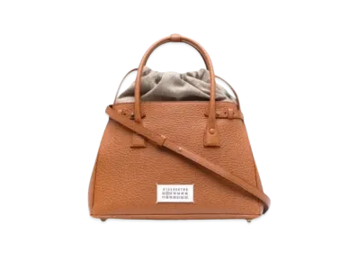 Maison Margiela 5AC Medium Drawstring Shoulder Bag "Brown"