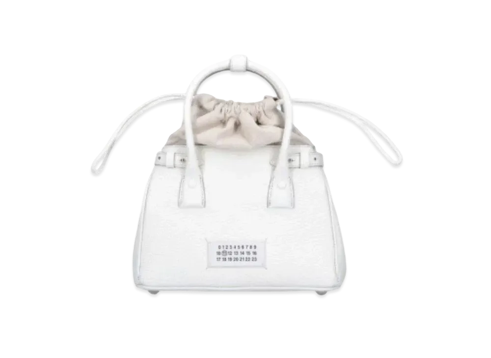 Maison Margiela 5AC Mini Drawstring Bag "White"