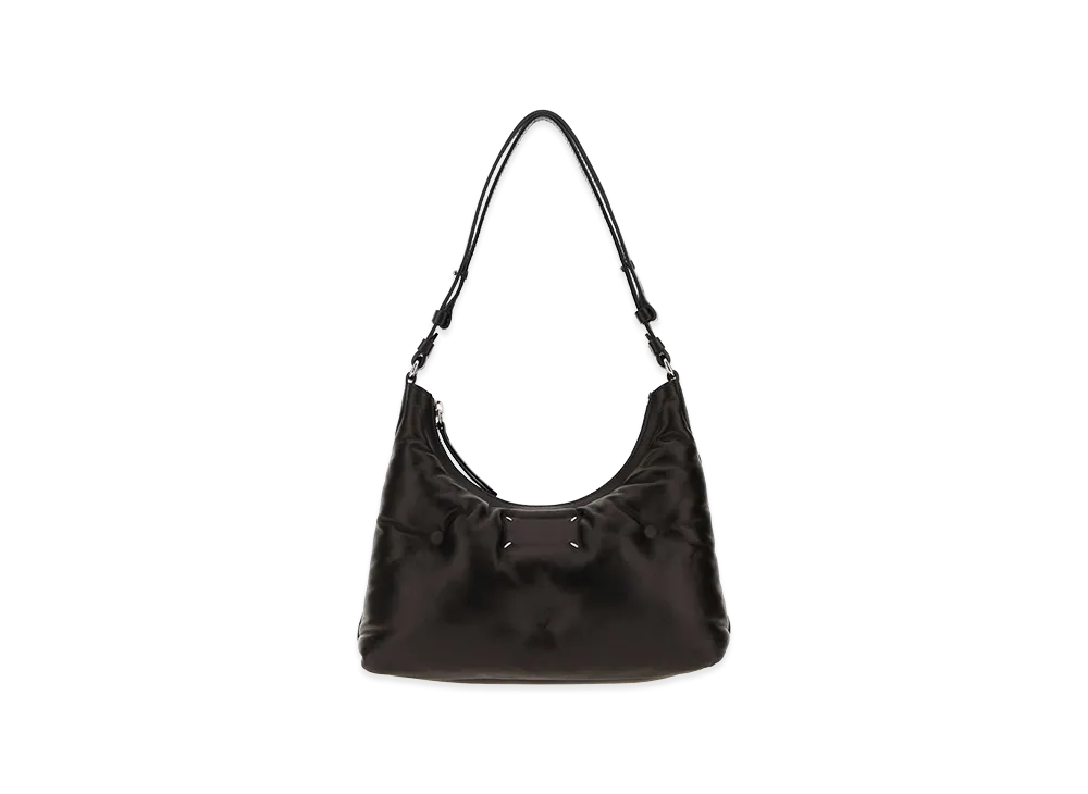 Maison Margiela Women's Leather Small Glam Slam Shoulder Bag "Black"