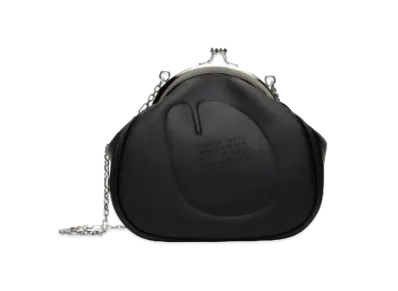 Maison Margiela Tabi Frame Bag in Soft Calfskin "Black"