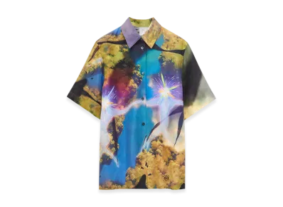 LOEWE x Howl's Moving Castle Magical Sky Shirt in Silk "Multicolor"