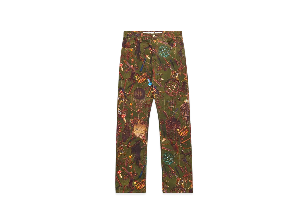 LOEWE x Howl's Moving Castle Magical Objects Jeans in Denim "Multicolor"