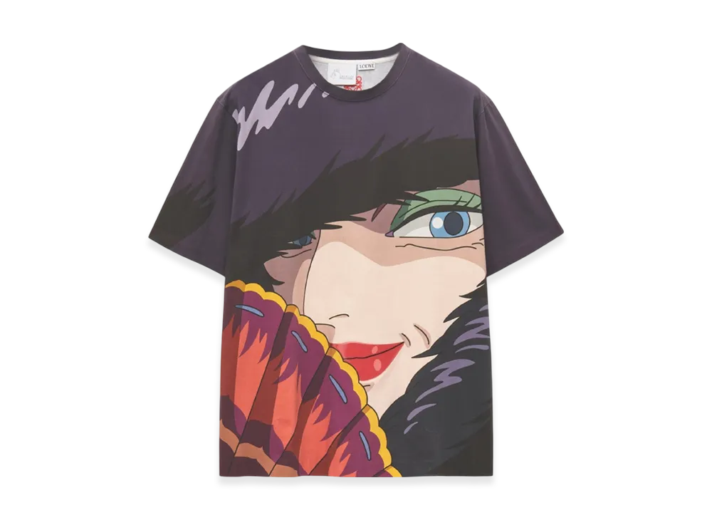 ロエベ x ハウルの動く城 荒地の魔女 Tシャツ (コットン) 