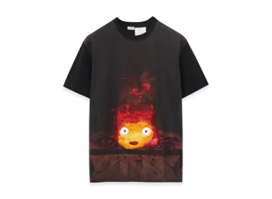 LOEWE x Howl's Moving Castle Calcifer T-Shirt in Cotton "Multicolor"