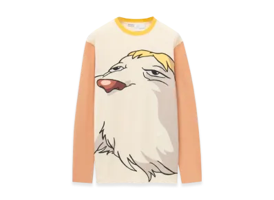 LOEWE x Howl's Moving Castle Heen Long Sleeve T-Shirt in Cotton "Beige"