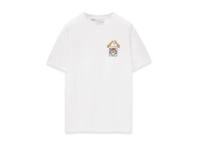 LOEWE x Howl's Moving Castle Heen Anagram T-Shirt in Cotton "White"