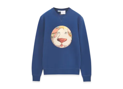LOEWE x Howl's Moving Castle Heen Sweatshirt in Cotton "Indigo Blue"