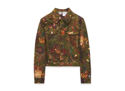 LOEWE x Howl's Moving Castle Magical Objects Jacket in Denim "Multicolor"