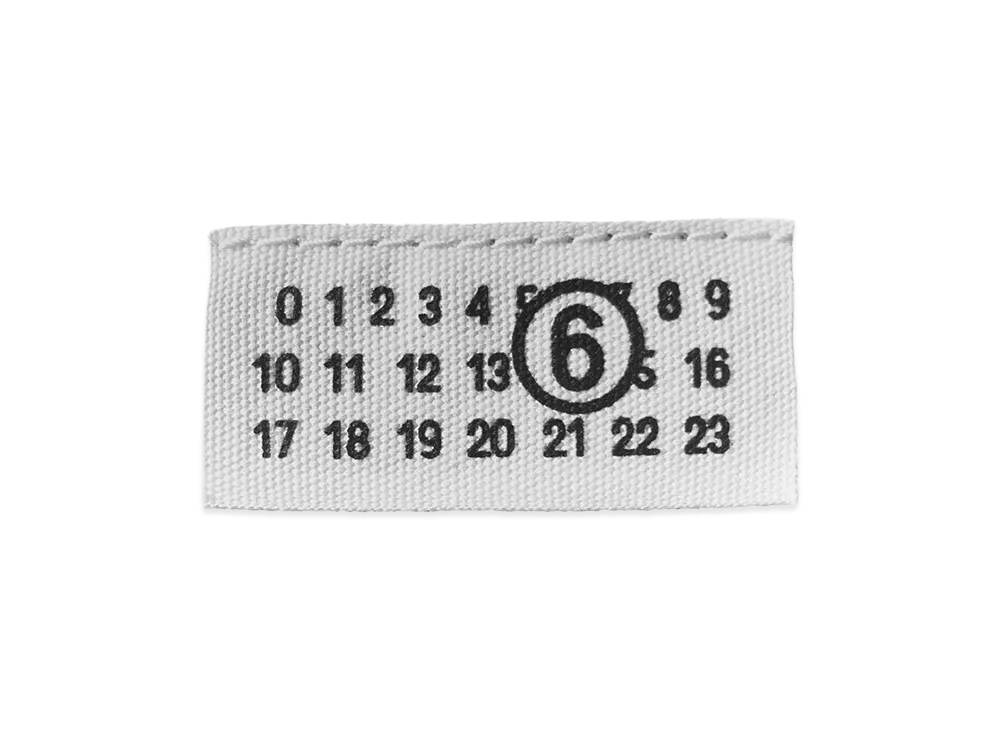 MM6 Maison Margiela Women's Etichetta Numeric' Clutch "White"