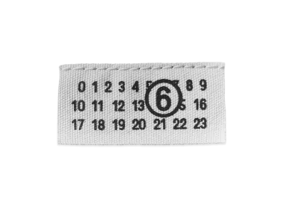 MM6 Maison Margiela Women's Etichetta Numeric' Clutch "White"