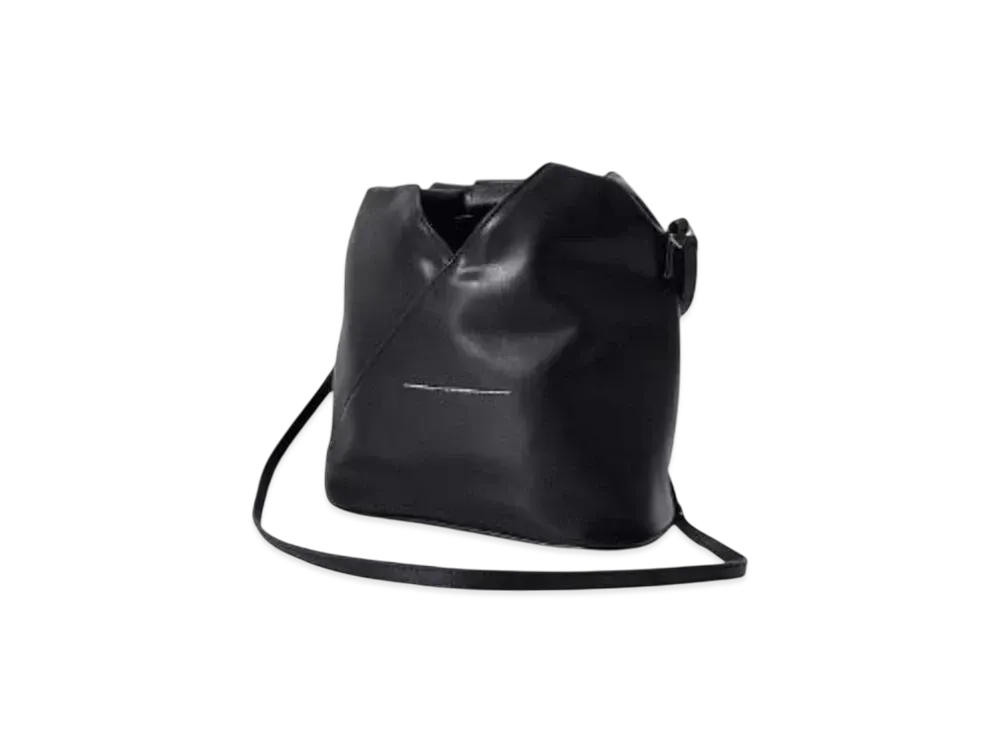 MM6 Maison Margiela Japanese Crossbody Bag In Leather and Polyester and Polyurethane "Black"