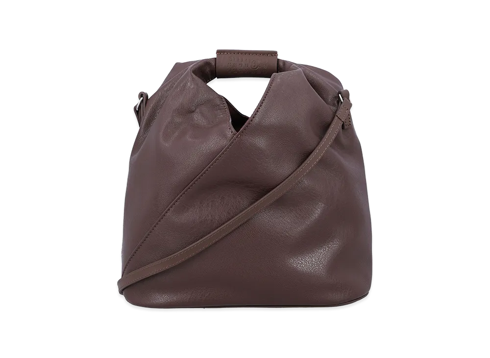 MM6 Maison Margiela Women's Synthetic Leather Japanese Handbag "Brown/Chocolate"