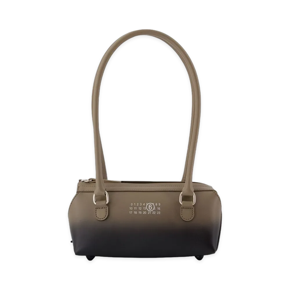 MM6 Maison Margiela Women's New Bauletto J Mini Shoulder Bag Leather "Khaki"