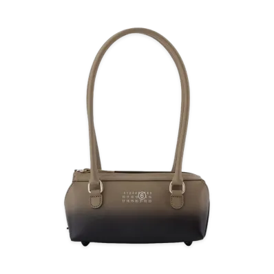 MM6 Maison Margiela Women's New Bauletto J Mini Shoulder Bag Leather "Khaki"