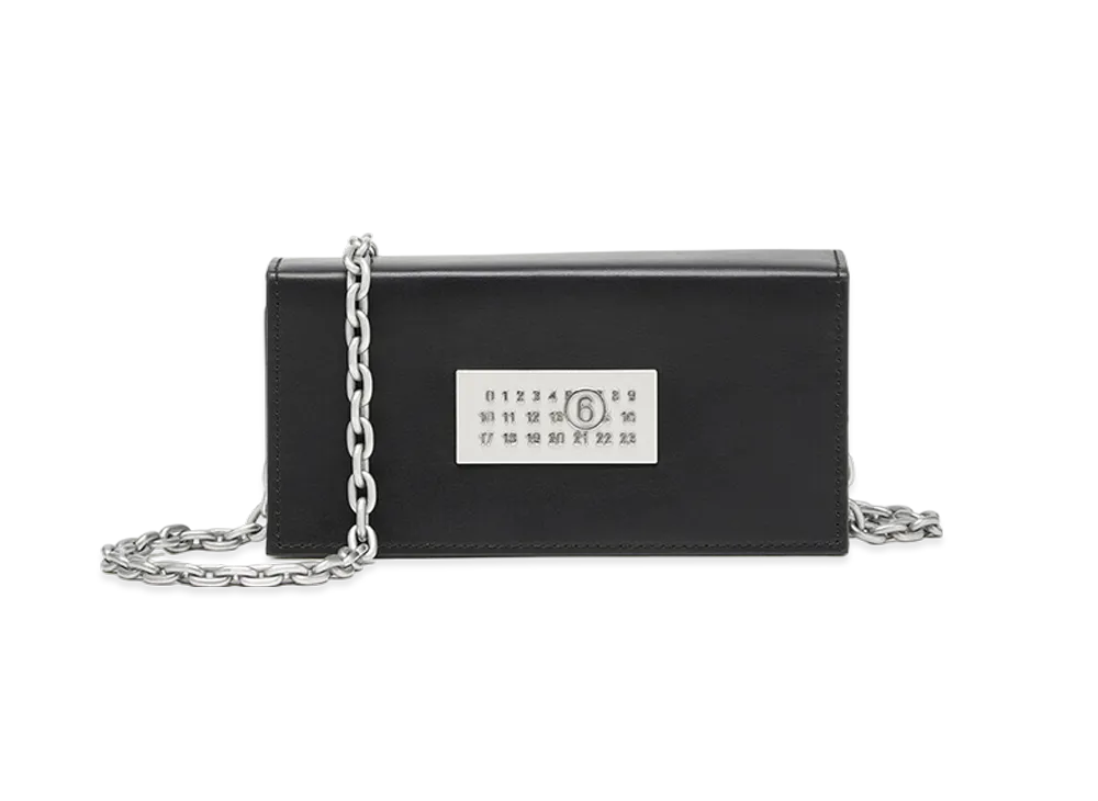 MM6 Maison Margiela Numeric Chain Wallet "Black"
