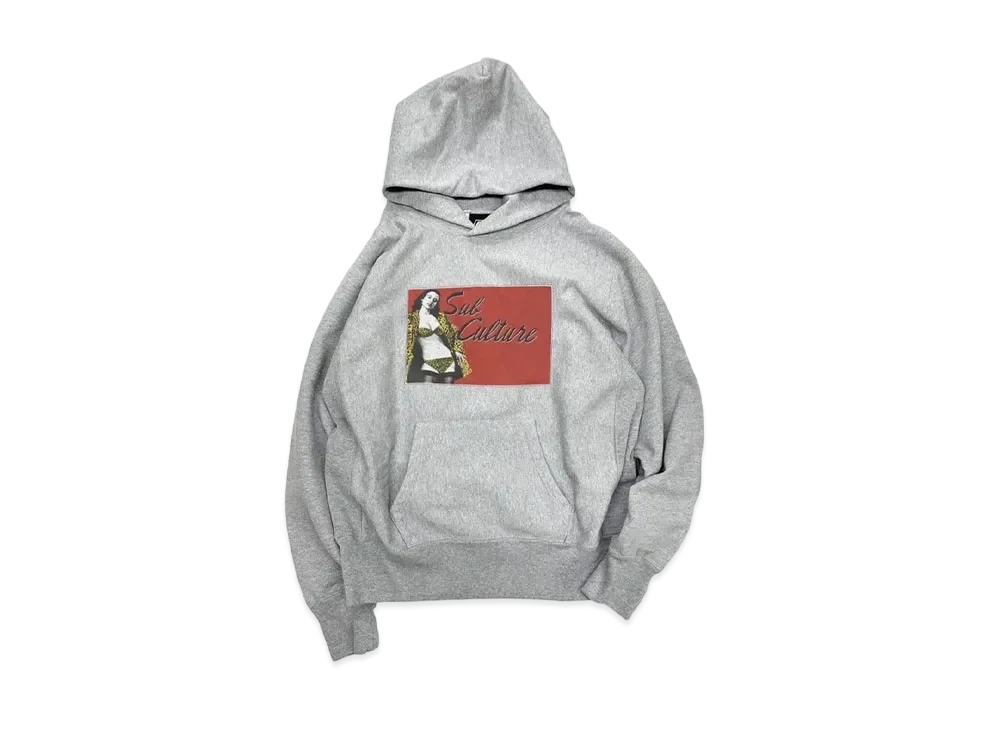 SubCulture Leopard Girl Hoodie "Gray"