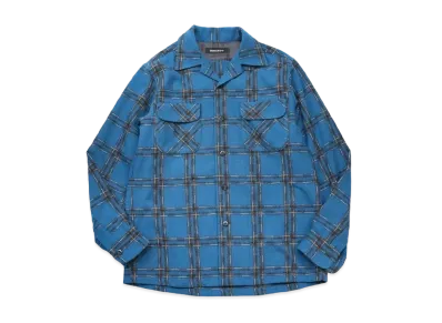 SubCulture Wool Check Shirt "Blue"