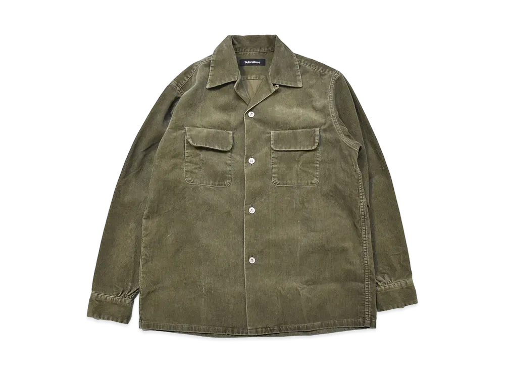 SubCulture Corduroy Shirt "Olive"