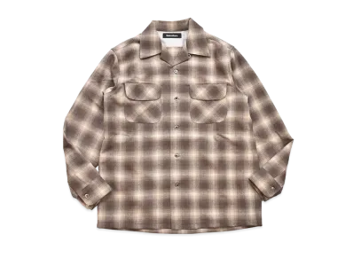 SubCulture Wool Check Shirt "Purple"