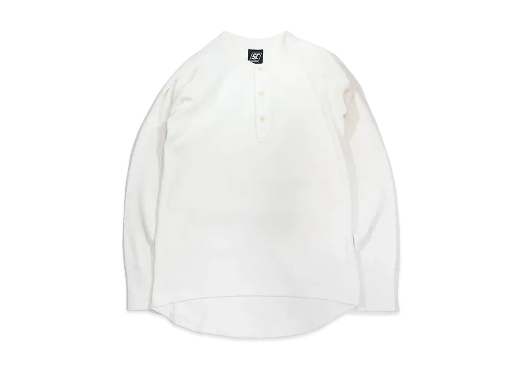 SubCulture Thermalhenleyneck Longsleeve T-Shirt "Off White"