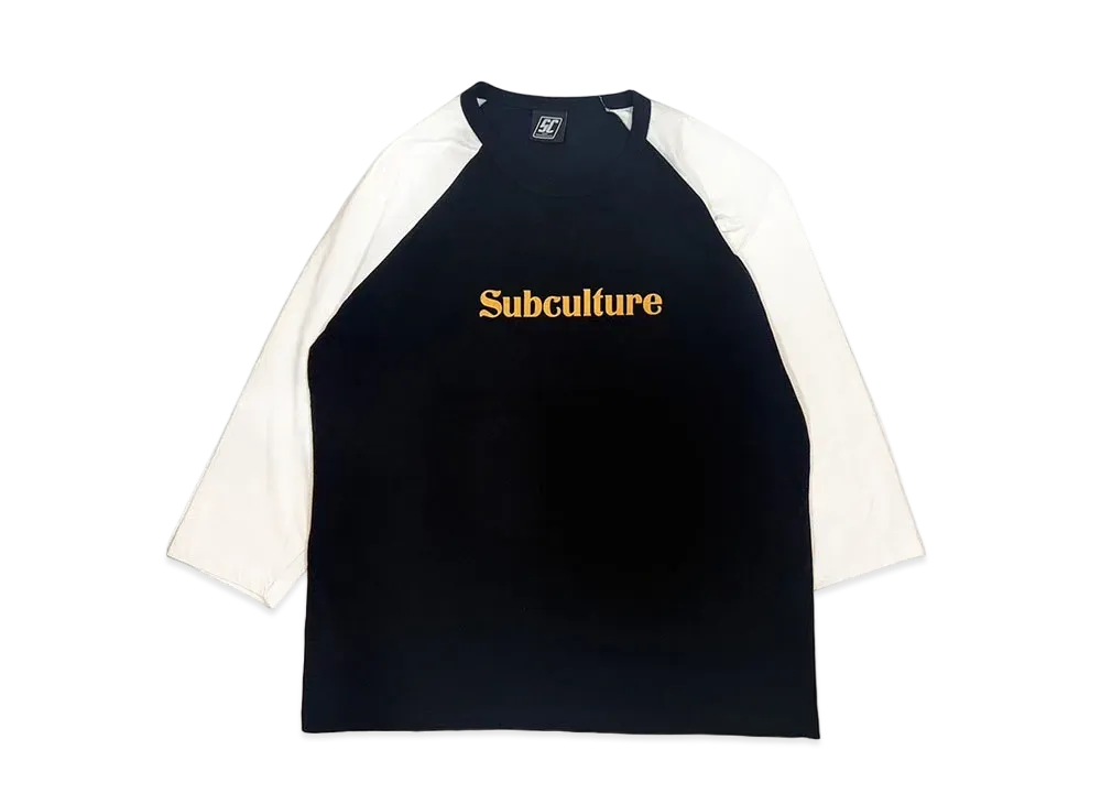 SubCulture Skull&Snake Raglanlongsleeve T-Shirt "Black/White"