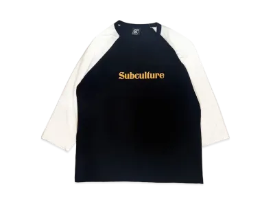 SubCulture Skull&Snake Raglanlongsleeve T-Shirt "Black/White"