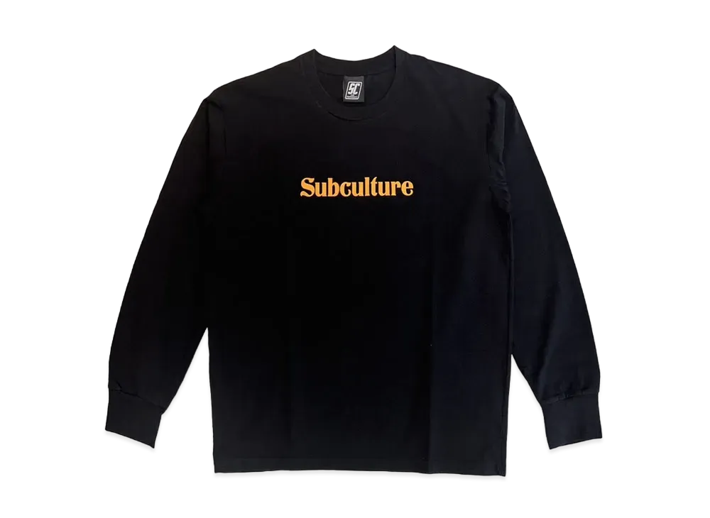 SubCulture Genuine Leather Longsleeve T-Shirt "Black"