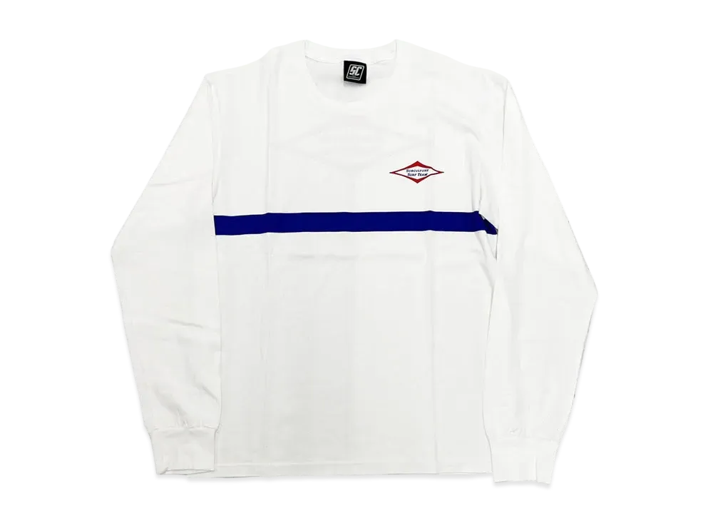 Subculture Surfteam Longsleeve T-Shirt "White"