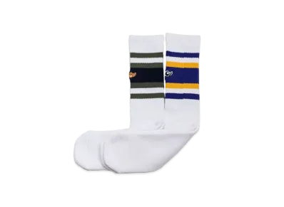Subculture Sc 2Pack Skate Sox "Yellow/Purple"