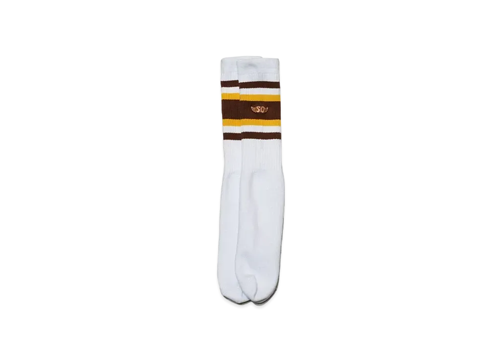 Subculture Sc 2Pack Skater Sox "Yellow/Brown"