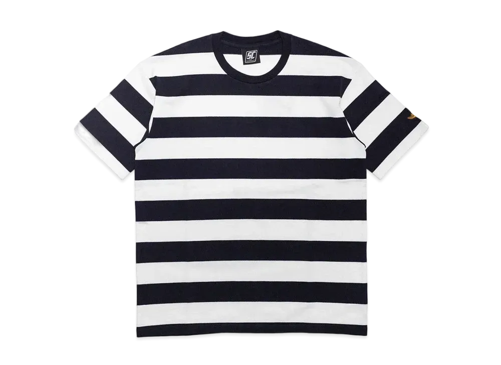 Subculture Border Shortsleeve T-Shirt "Navy/White"