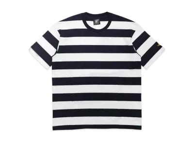 Subculture Border Shortsleeve T-Shirt "Navy/White"