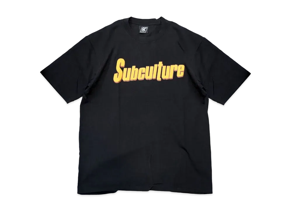 サブカルチャー Tシャツ "ブラック"