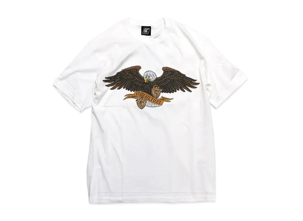 Subculture Emblem Eagle T-Shirt Type-C "White"