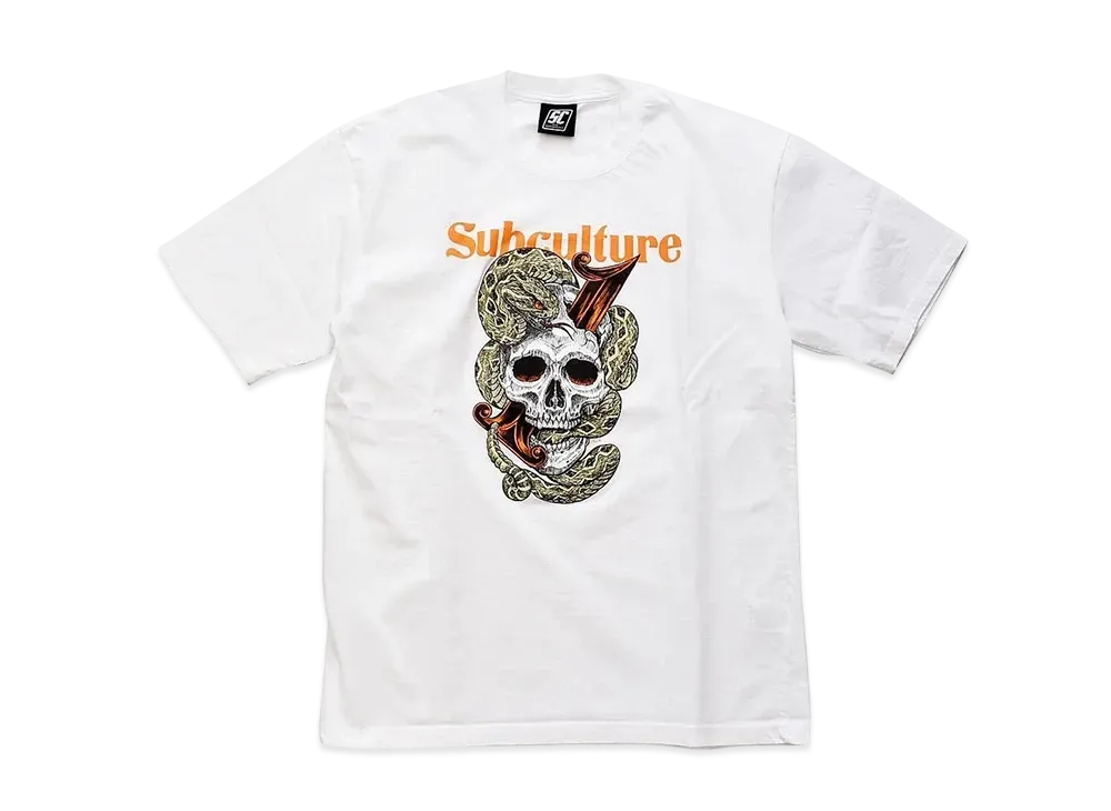 Subculture Skullsnake T-Shirt Type-C Body "White"