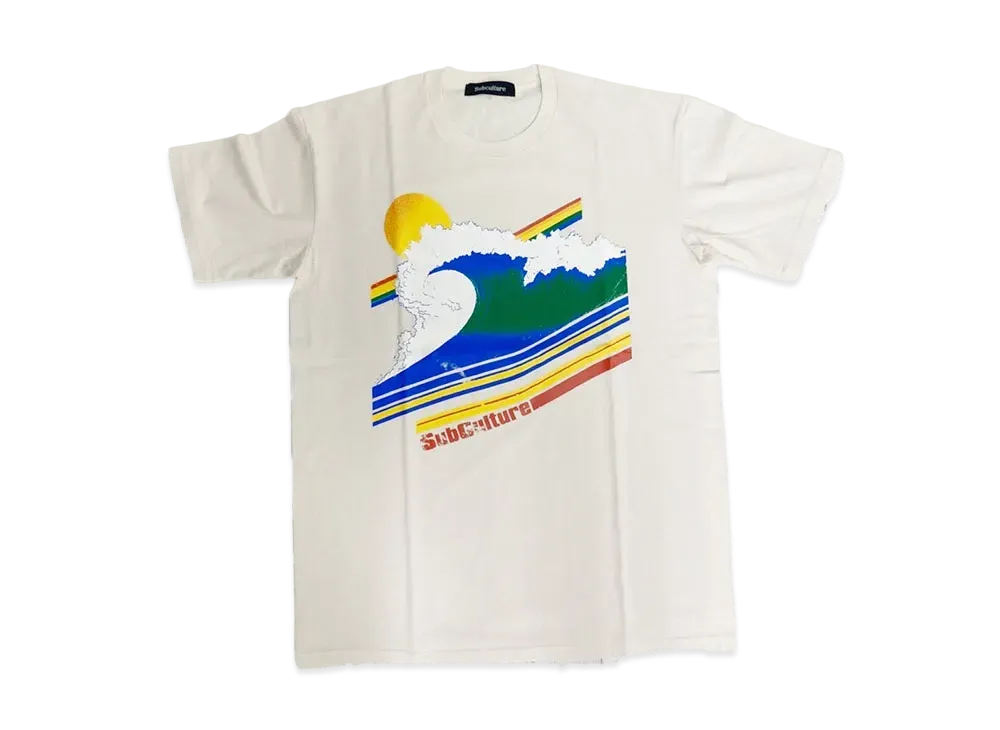 Subculture Sun&Wave T-Shirts Type-V Body "Ivory"