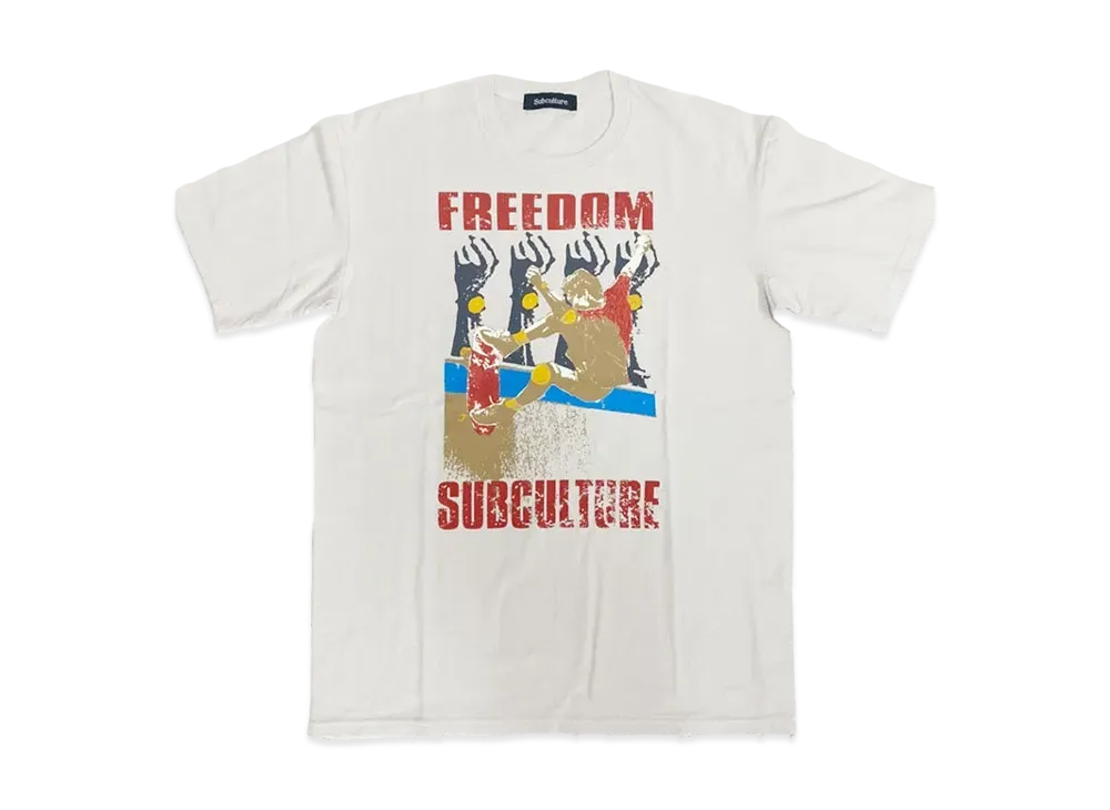 Subculture Freedom T-Shirts Type-V Body "Graybeige"