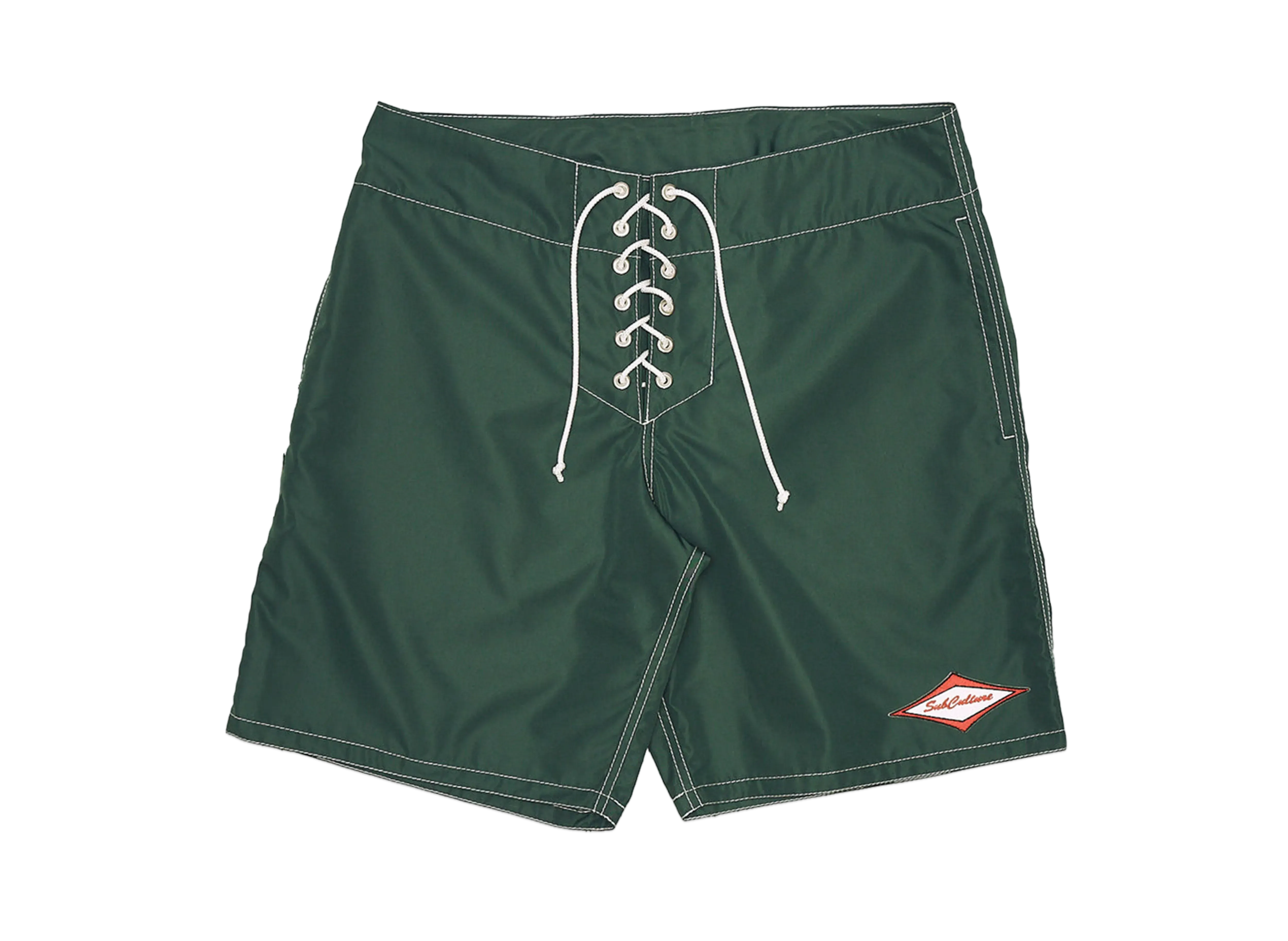 Subculture Nylon Surf Shorts "Green"