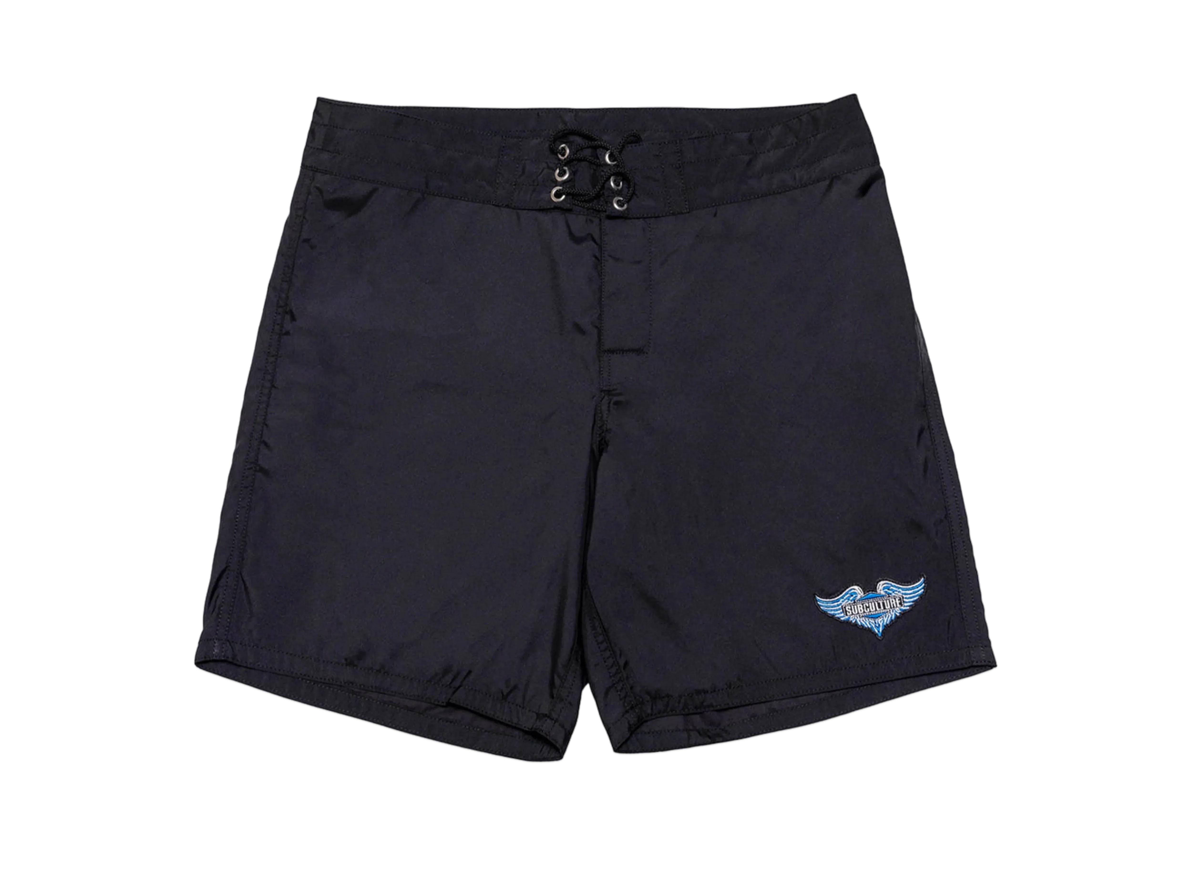 Subculture Nylon Surf Shorts "Black"
