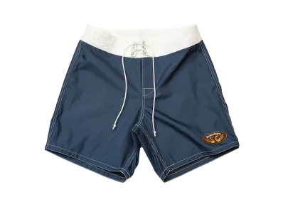 Subculture Nylon Surf Shorts "Navy/White"