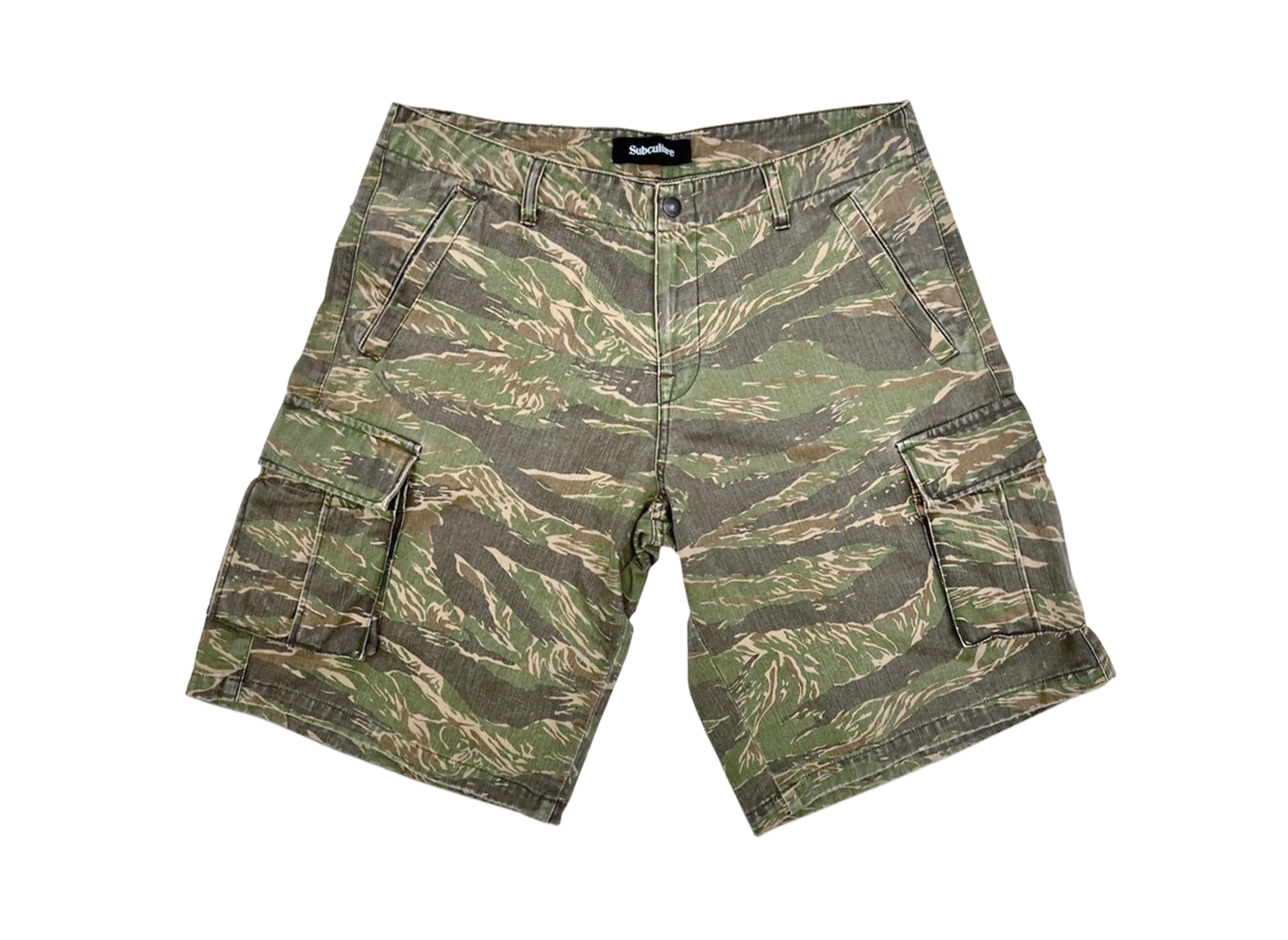 Subculture Tigerstripe Shorts "Olive"