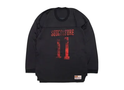 SubCulture Football Longsleeve T-Shirt "Charcoal Gray"