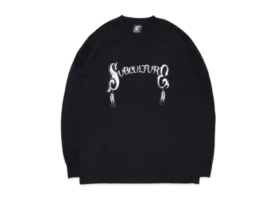 SubCulture Skull Horn Longsleeve T-Shirt "Black"