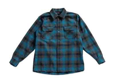 SubCulture Wool Check Shirt "Blue"