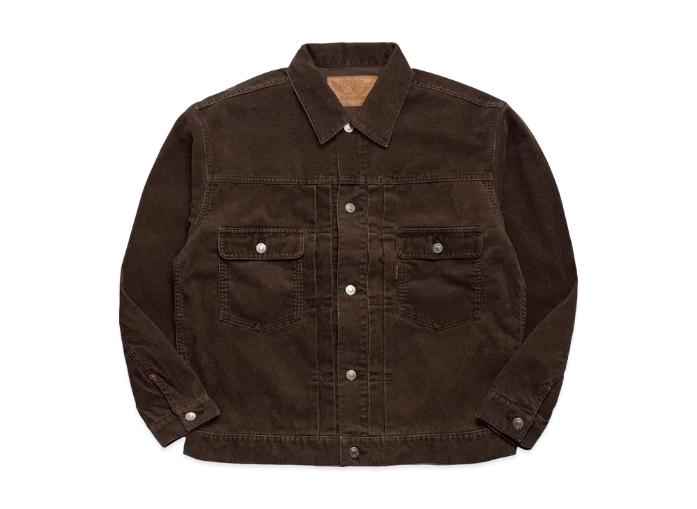SubCulture Bio-Finished Corduroy S07XX Jacket "Brown"